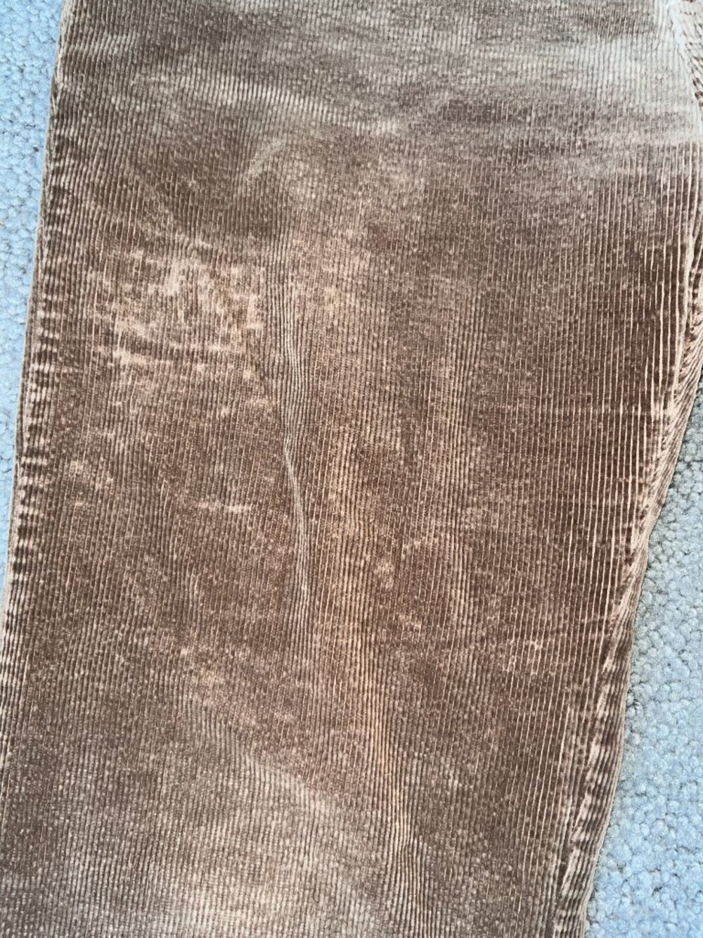Y2K TUNNEL VISION MELODY BROWN CORDUROY HIPPIE FLARE FLOWER POCKET JEANS - L - Picture 8 of 15
